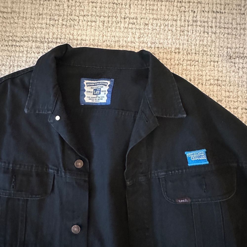Lee Black Denim American Express Jacket